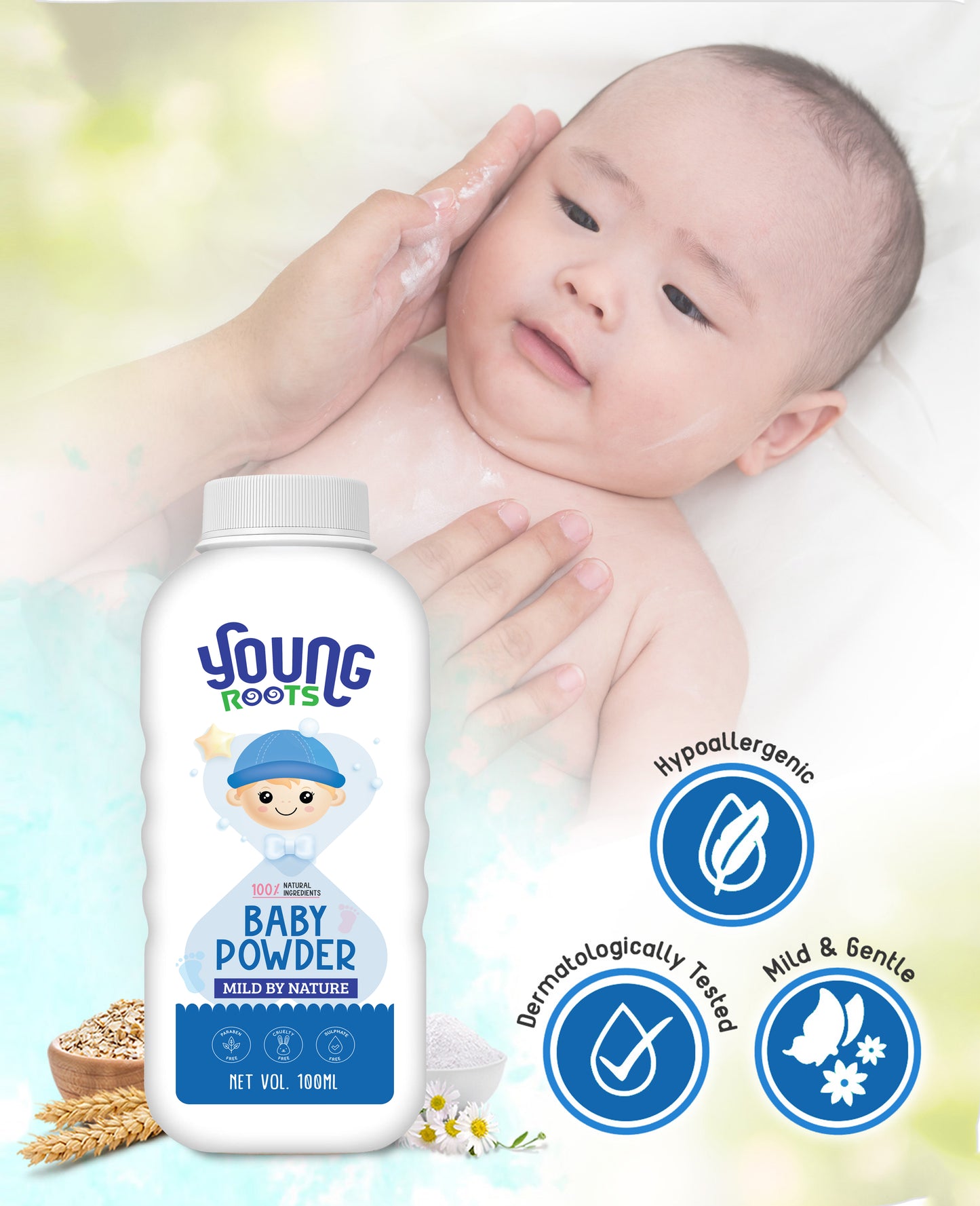 Natural Baby Powder (100g)