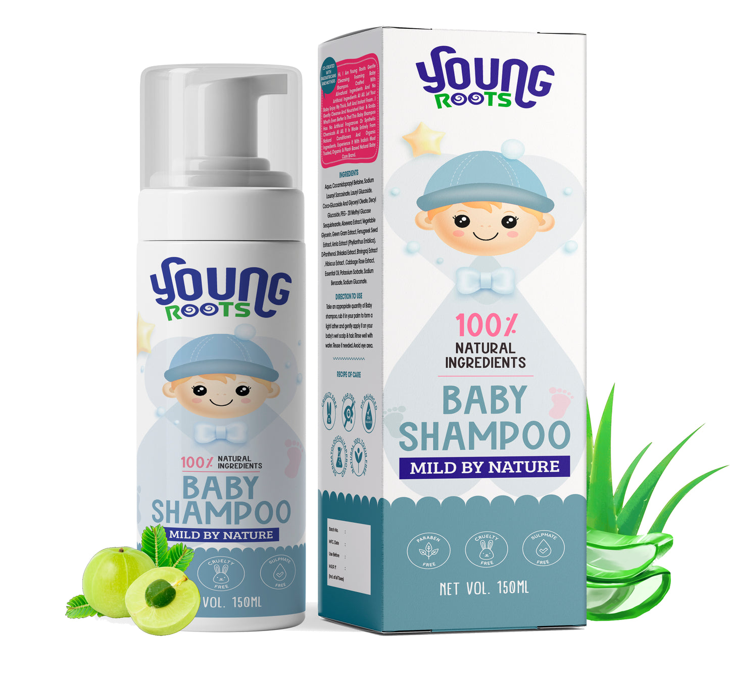 Foaming Baby Shampoo (150 ml)